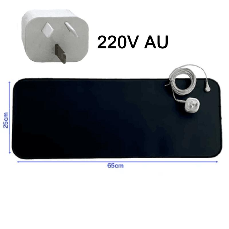 Mata uziemiająca 25X68Cm z przewodami 15Ft Zdrowa równowaga dla łagodzenia lęku i lepszego snu Terapia uziemienia Masażer do ciała