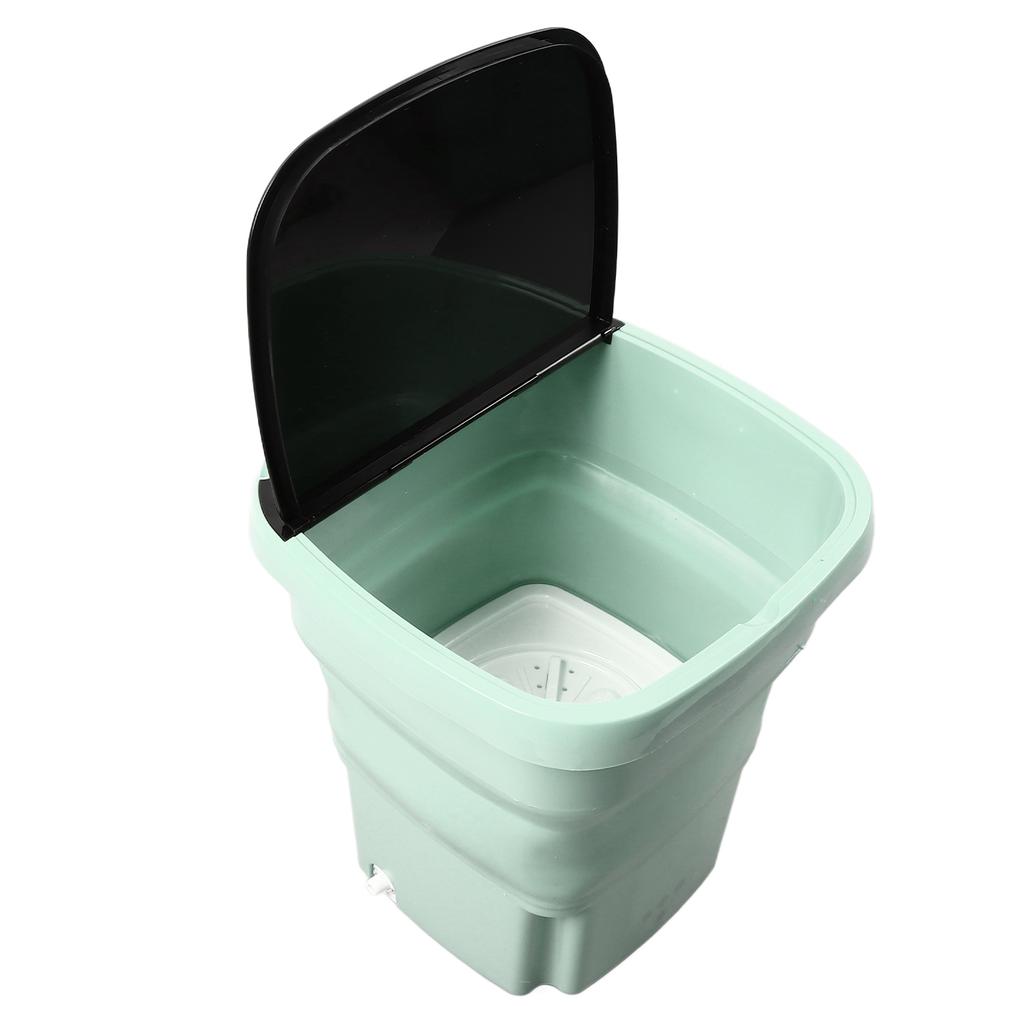 15L Large Capacity Portable Washing Machine Foldable Compact Mini Laundry Machine for Underwear