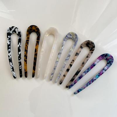 Fashion Hair Stick Hair Clips for Women Elegant Colorful Leopard Pattern Hairpin Girls Hair Accessories  New Hair Sticks