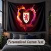 Custom Name Text Tapestry,Middlesbrough FC Decorative Wall Hanging, Background Tapestry For Home Bedroom