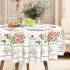 Spring/Summer Pastoral, Square/Round Table Cloths, Floral Patterns, Table Decorative Cloths Rose Vines