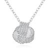 Copper for women wedding Noble Beautiful fashion Elegant charm pretty pendant chain Necklace jewelry