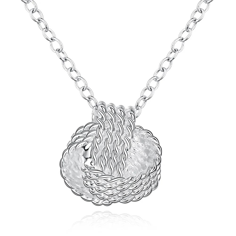 Copper for women wedding Noble Beautiful fashion Elegant charm pretty pendant chain Necklace jewelry
