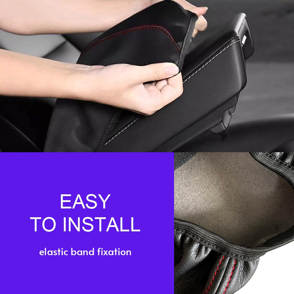 For Honda Civic 2025 2025 2025 Car Armrest Box Pad Center Console Lid Armrest Cover PU Leather Protector Mat Auto Accessories