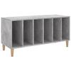VidaXL Armoire à Disques, Armoire Latérale avec Rangement, Meuble pour Tourne-Disque, Buffet de Salon, Industriel, Gris 831977