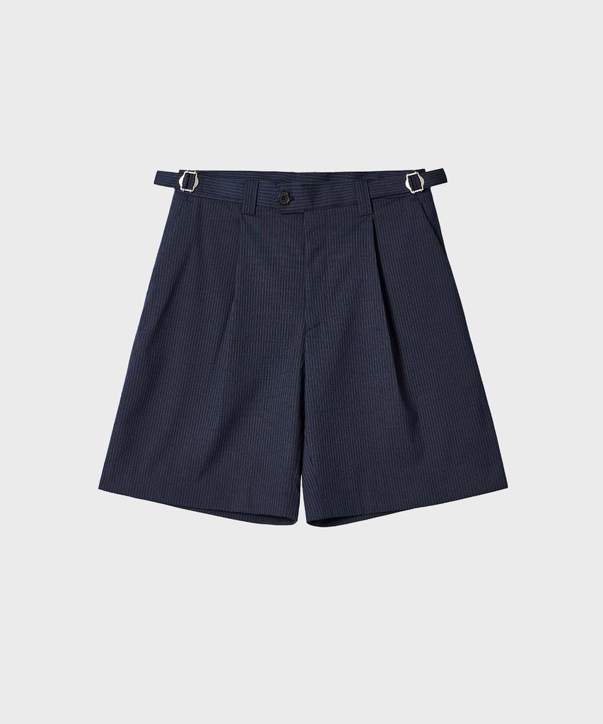 TY Ty Striped Bermuda Half Trousers, Navy