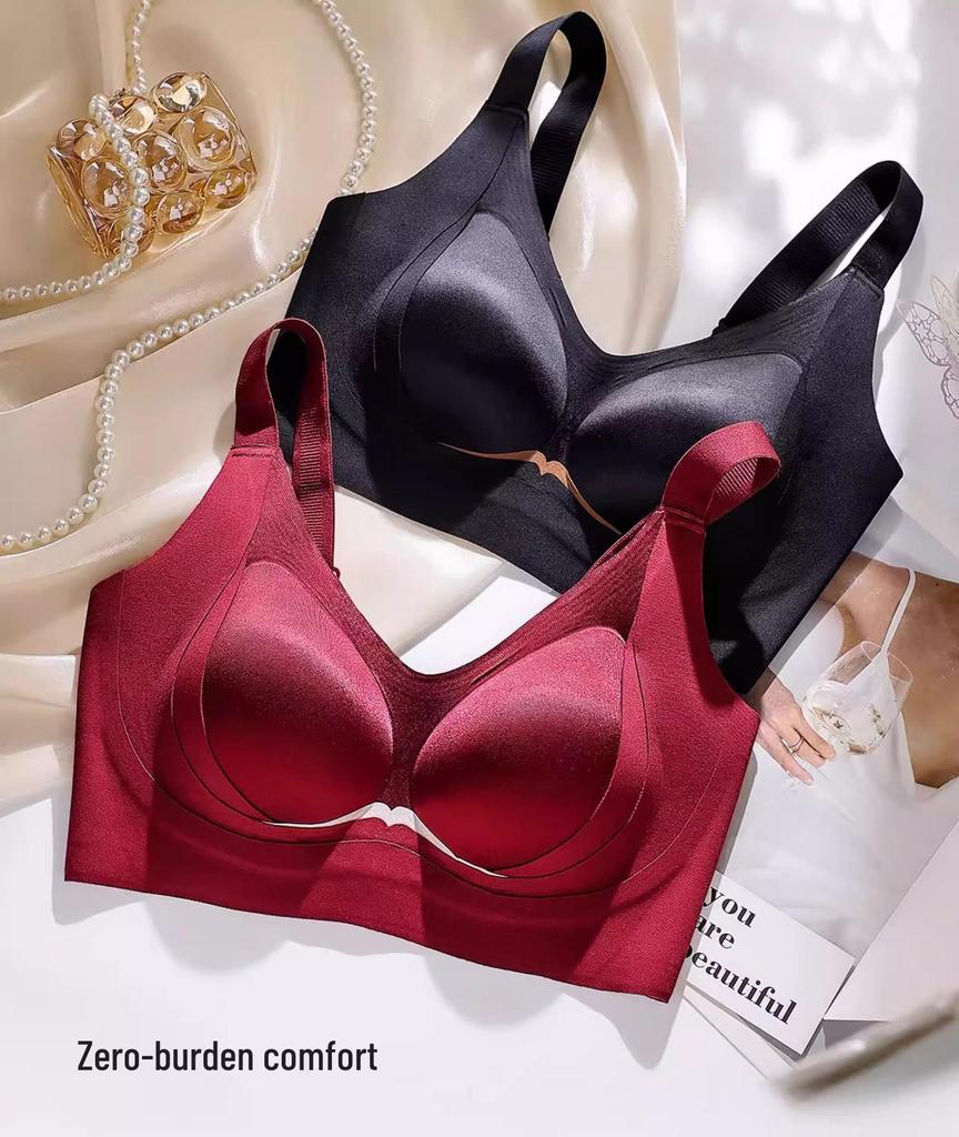 Nahtloser Damen Lift-Up Stütz-BH mit glänzendem Finish