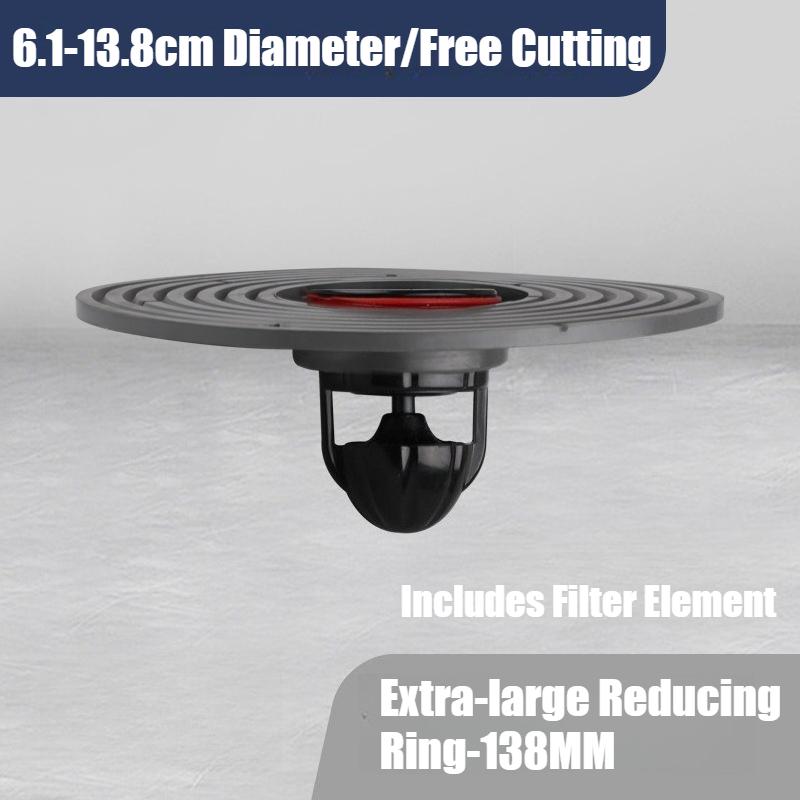138MM Floor Drain Core Large Size Odor and Insect Proof Drain Core Sewer Rapid Drainage Cover Free Cutting Bathroom Accessories