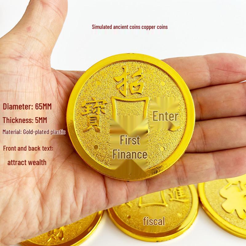 Lingots Dorés Décorations Festives - Ornements Trésors du Festival du Printemps