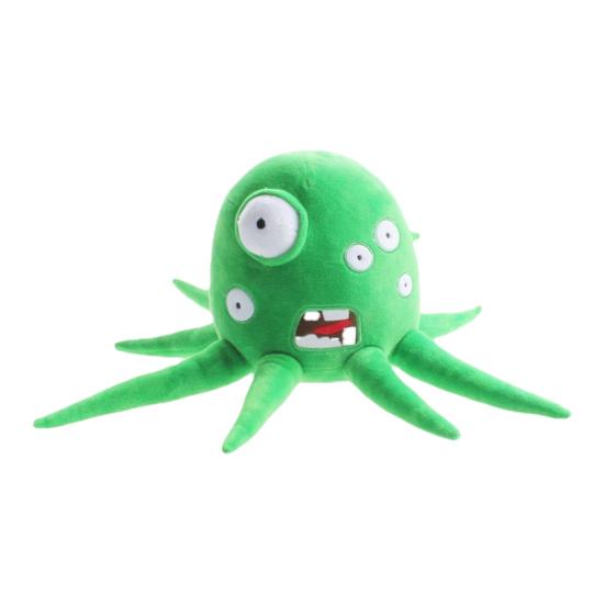 

Wobbly Life Plush Toy Cartoon Octopus Character Stuffed Animal Soft PP Cotton Doll for Kids And Game Fans зелёный