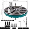 Adjustable Hole Saw,Adjustable Punch Saw Tool for Drilling,Adjustable Round Hole Saw Diameter 45-130MM,Hole Opener Tools,Adjustable Hole Cutter