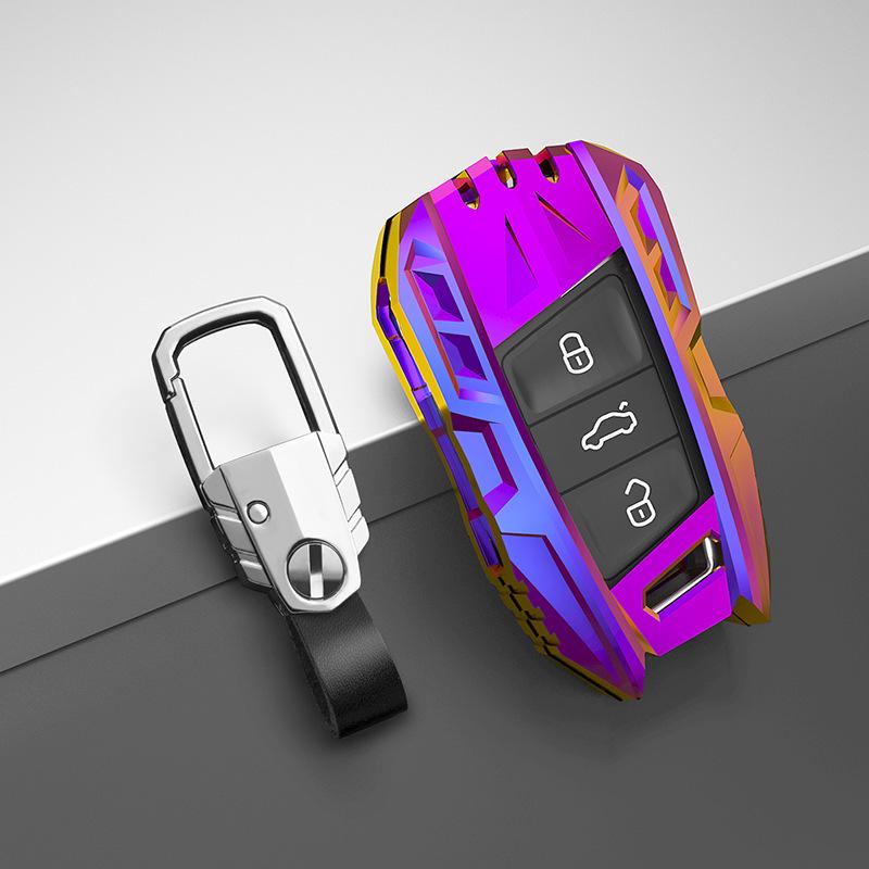 Volkswagen Sagitar, Passat, Jetta, Tiguan Metal Alloy Car Key Protective Case