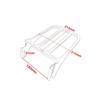 Motorcycle Sissy Bar Backrest Rear Luggage Rack Support Chrome For Harley Sportster XL 883 1200 FLST FLSTC FLSTSC Dyna Softail