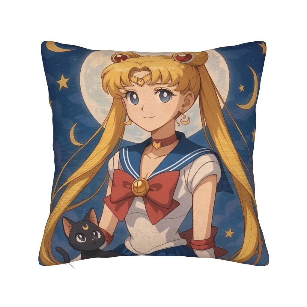 Sailor Moon Pillowcases Kawaii Pillow Case For Living Room Chair Design Pillow Cover