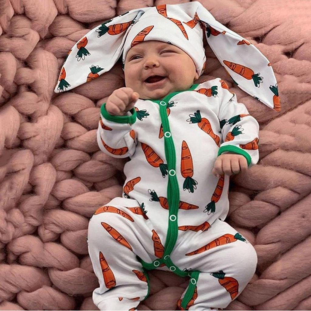 Completino Natale Neonato 4 Pezzi 0-18 Mesi: Pagliaccetto Renna + Pantaloni + Fascia + Cappello