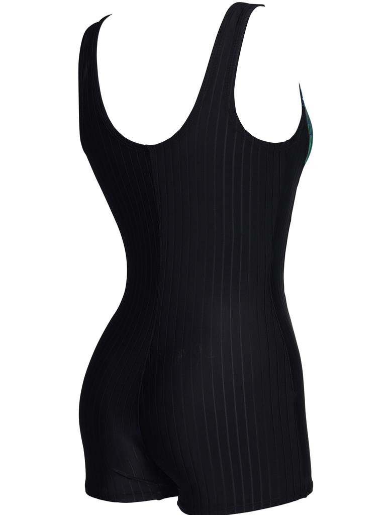 Toneidoseupocheu Rosi Aquarobics Part 1 Half-Body U-Back Swimsuit