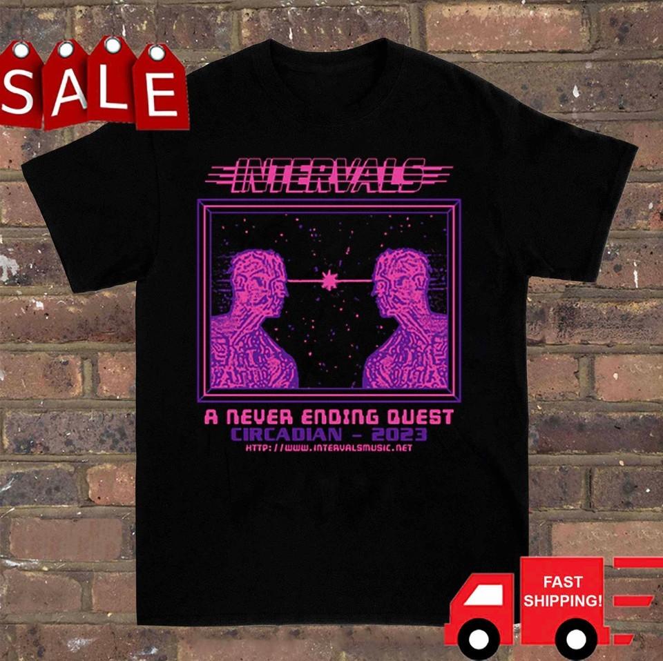 Intervals Band A Never Ending Quest Shirt Black Unisex S-5XL E1496 M