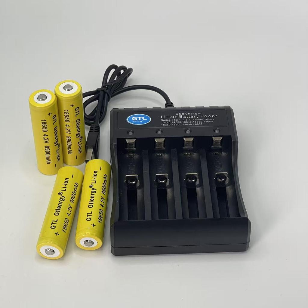 GTL18650 Rechargeable 3.7V Lithium Battery for Fan, Fascia Gun, Flashlight