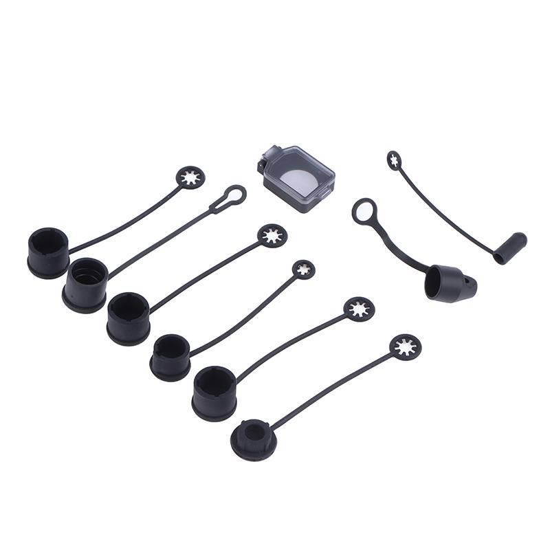 2 Pezzi Coperchio Antipolvere in Silicone Per Spine di Alimentazione Audio di Rete Connettori Speaker Xlr 6.35Mm Tappo Protettivo Impermeabile