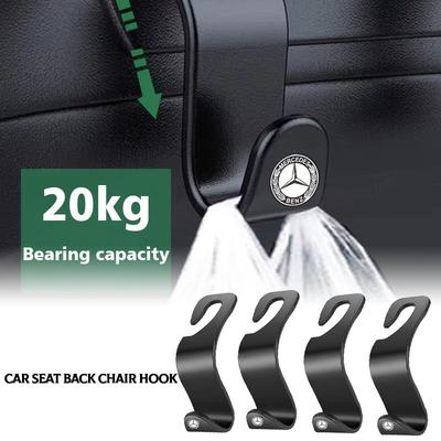 Gancho Reposacabezas Asiento Coche Almacenamiento Colgador Accesorios Interior Coche Para C500 C200 C300 A B C E GLA CLA GLK GL ML GLE V177 W247 W176 W207