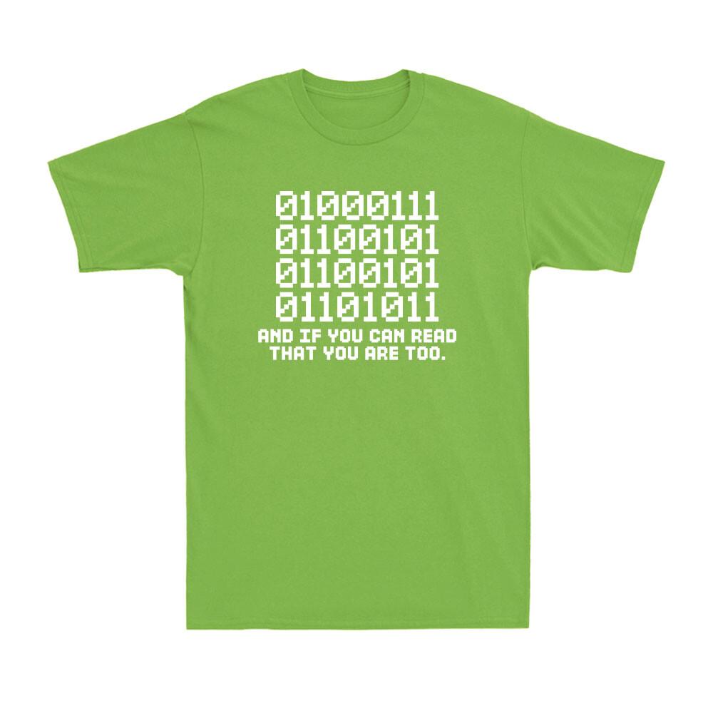 0100 Binary Shirt Code Geek Nerd Tech Computing Slogan Funny Gift Men s T-Shirt S разноцветный