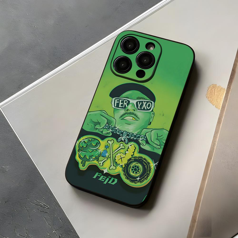 

Ferxxo Feid Singer Phone Case For Iphone 15 16 Serene 12 14 Se 2020 2022 Pro Max 11 13 Xr X Xs Plus Funda Shell Cover iPhone12 Pro