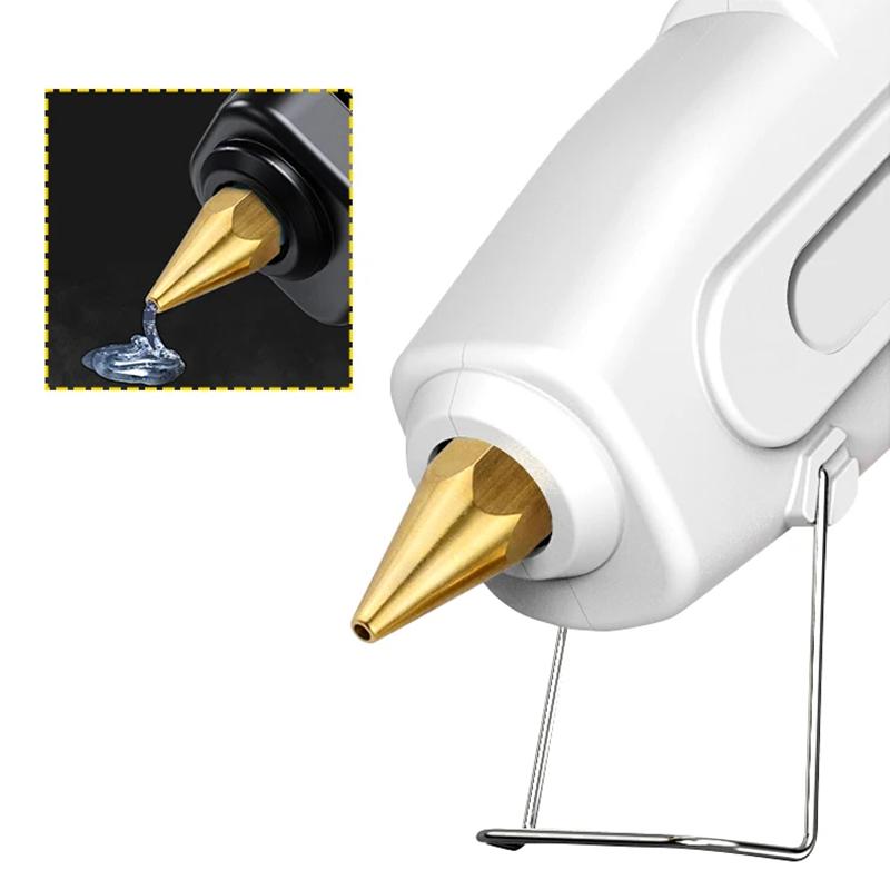 Hot Melt Glue Gun Copper Nozzle Lengthened Glue Gun Nozzle Replace Accessories 2.0x70mm 3.0x50mm 2.0x50mm