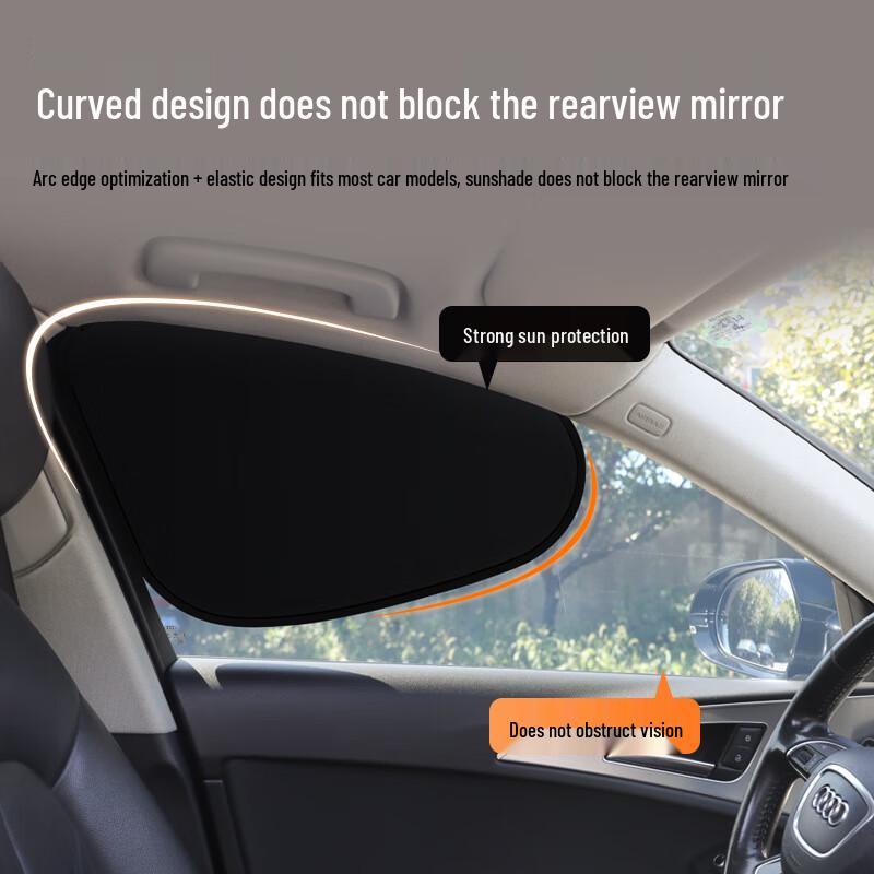 JIUCHENG Universal Car Window Static Cling Sun Shades