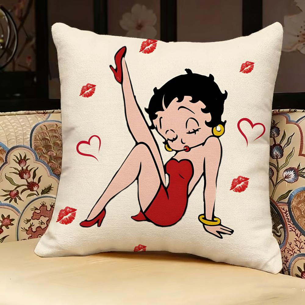 Beauty B-Betty B-Boop Pillow Case Pillowcase, Double-Sided Printed, Sofa Cushion, Bedroom Headboard Pillow