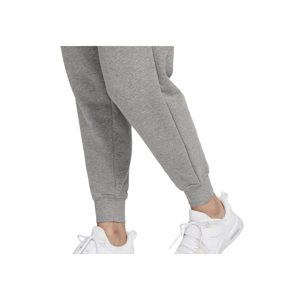 Nike Dri-FIT One Solid Logo Drawstring Joggers Women Bottoms Grey FB5435-091