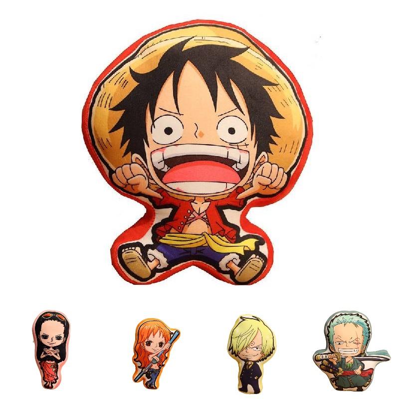 Creative One Piece Plush Pillow Cartoon Luffy Zoro Chopper Cushion Kids Festival Gift Characters)