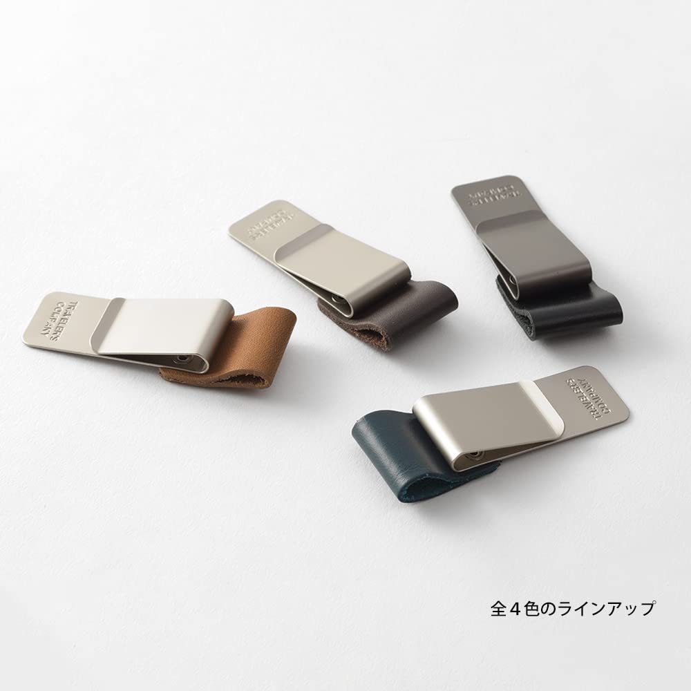 Traveler's Notebook Pen Holder M Black 016     Secure Pen Accessory for Journals