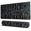 Custom Design Large Double Thickness Square Gun Mat Anti-Slip Gamer Mouse & Keyboard Pad Simple Comfortable Natural Rubber Stock