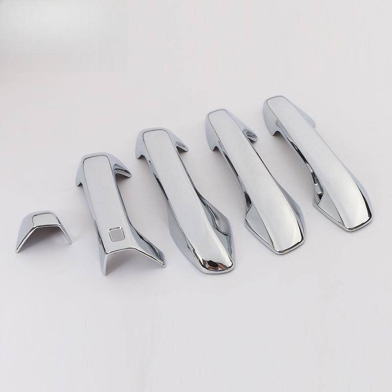 K3 Car Door Armrest Handle Trim & Buckle Decorative Strip Sticker Set