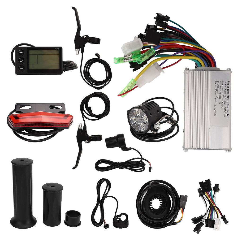 24‑48V 250W 350W Electric Bike Conversion Kit Electric Bike Controller with Panel Throttle Grip for Electric Bicycles