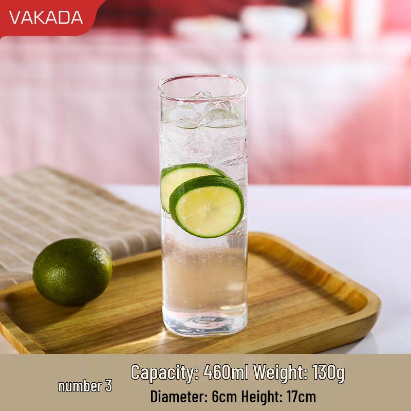 VAKADA Borosilicate Glass Beverage Cup
