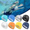 2Pcs Adults Swim Cap Water Resistant Elastic Breathable Long Short Hair Swimming Hat Solid Color Men Women Swimming Pool Cap