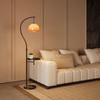 UOSU Vintage Style Floor Lamp with Storage Shelf
