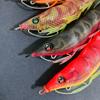Used Easy Q Cast Rattle Egi Set EZ-Q Cast Patapata Egi Squid Jig Calamari No. 3 Patapata Egi Squid Jig Calamari
