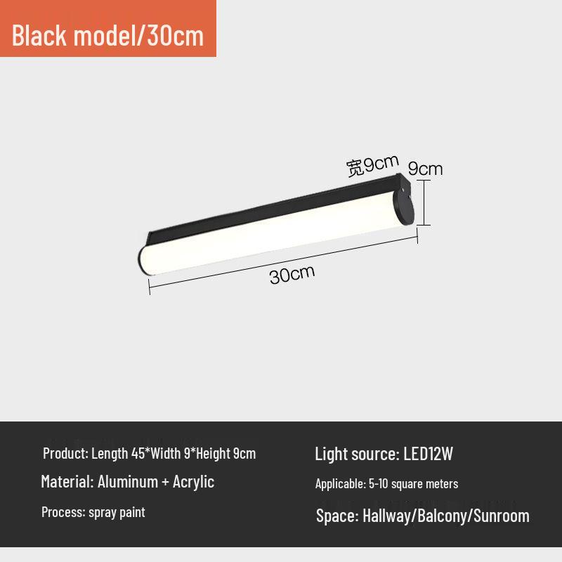 Minimalist Modern Waterproof Wall & Ceiling Light for Indoor/Outdoor Spaces