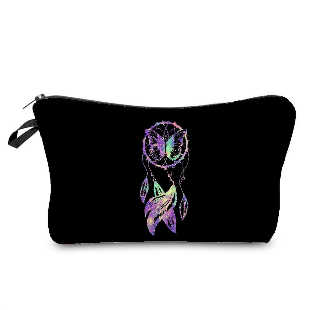 Women Dreamcatcher Print Cosmetic Bag Toiletries Organize Travel Storage Case