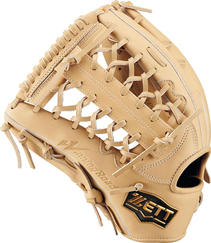 ZETT Winning Road Softball Pastel Brown Size 7 Glove, All-Around, Left-Handed Throw, (3200), (BRGB33530F)