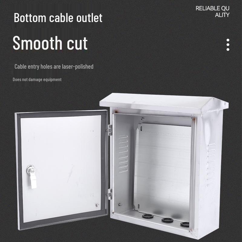 Stainless Steel Outdoor Waterproof Electric Distribution and Meter Box Set for Home Use