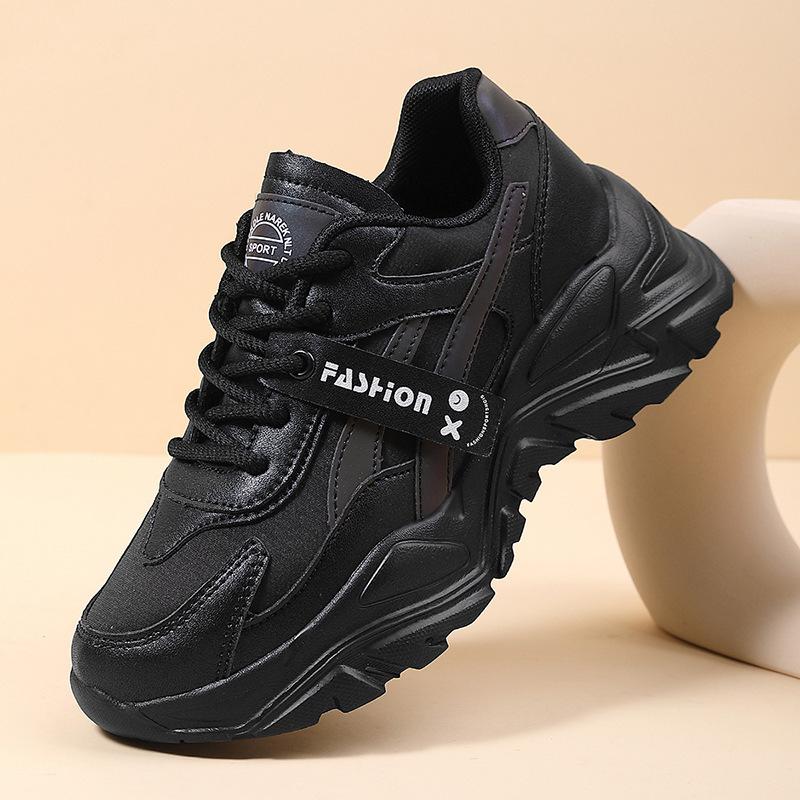 Spring new muffin platform dad shoes women's casual sports women's shoes round head comfortable running shoes