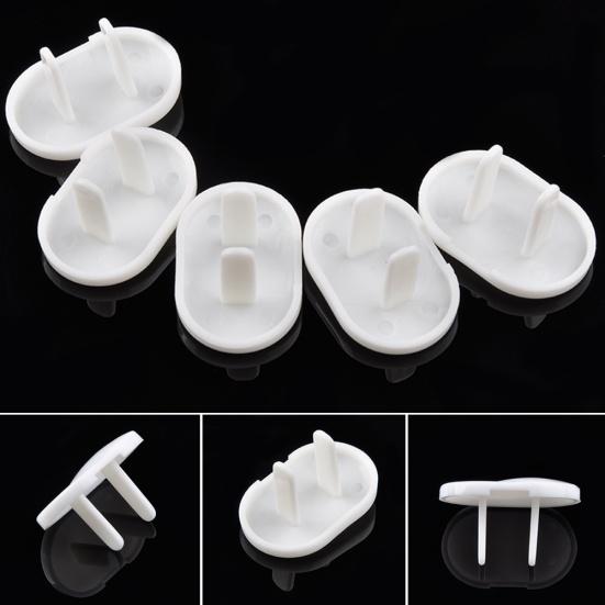 10Pcs Plug Socket Electric Outlet US 2 Plug Cover Baby Safety Protector Tool