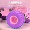 Babyrene Pink Girl Gift Toy Car 2.4G Children's Big Wheel Off-Road Climbing RC Remote Control Car