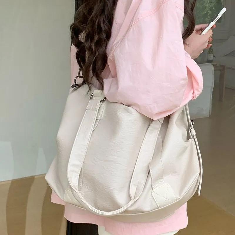 Bolsa Tote de Viagem Feminina: Bolsa Transversal Casual de Grande Capacidade, Macia, Durável, Confortável, Simples para o Dia a Dia