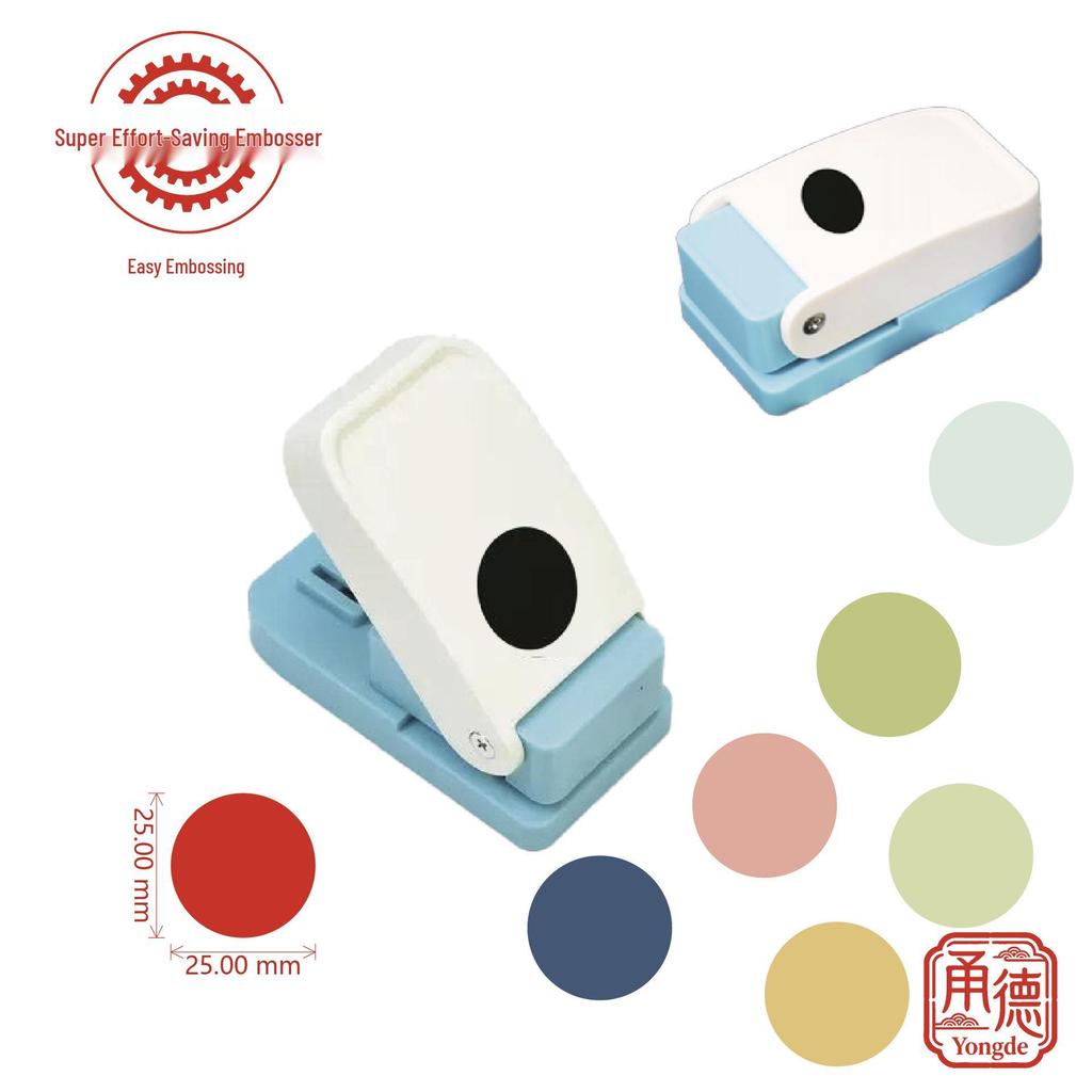 Round Embosser Craft Journal: Handmade Card & Flower Punching Machine for Kindergarten