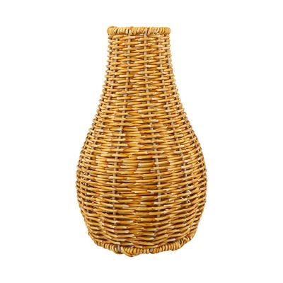 Hand Woven Vase DIY Imitation Vine Flower Arrangement Desktop Ornaments Home Art Decorations