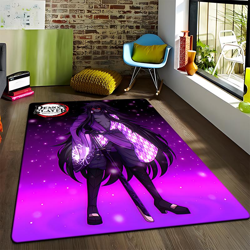 

Модний друкований килим Demon Slayer для вітальні Килимки для кемпінгу незнайомі речі Килимки для пікніка Протиковзкий килимок для кіберспорту Килимок для йоги 40x60cm(15x23 in)